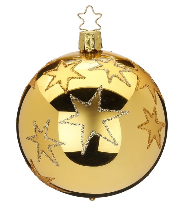 Kugel 6 cm, Stars of Christmas, inkagold glanz
