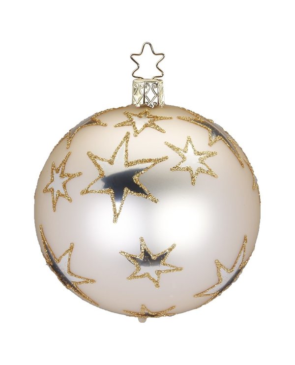 Kugel 8 cm, Stars of Christmas, champagner matt